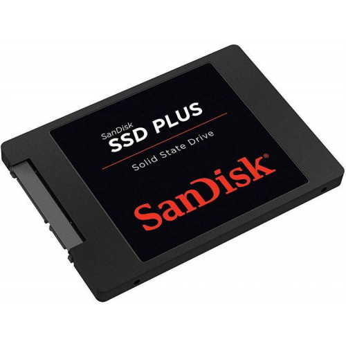 Твердотельный диск 120GB SanDisk Plus, 2,5", SATA III [R/W - 530/310 MB/s] 3D-NAND TLC